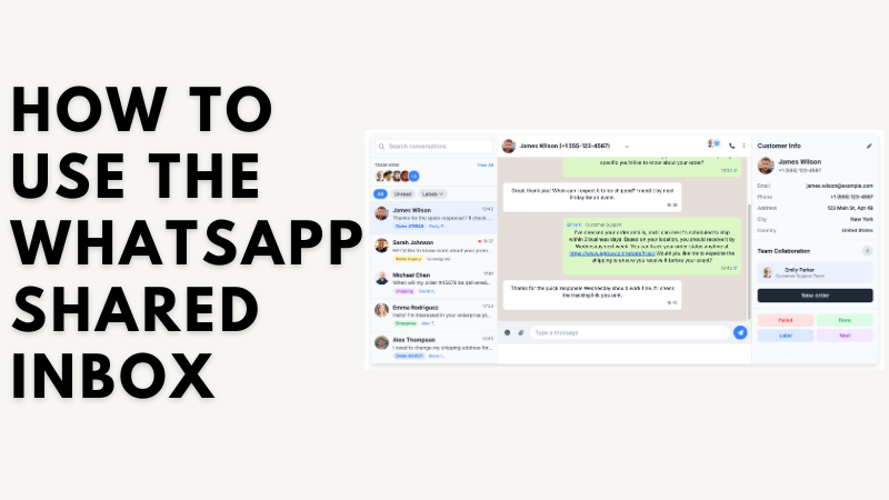 How to Use the WhatsApp Shared Inbox