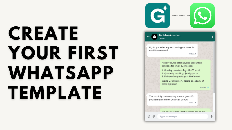 Create Your First WhatsApp Template