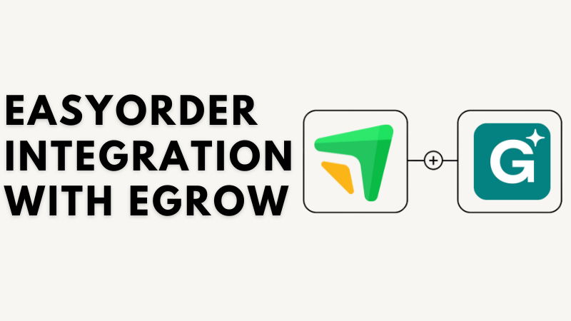 EasyOrder Integration with eGrow