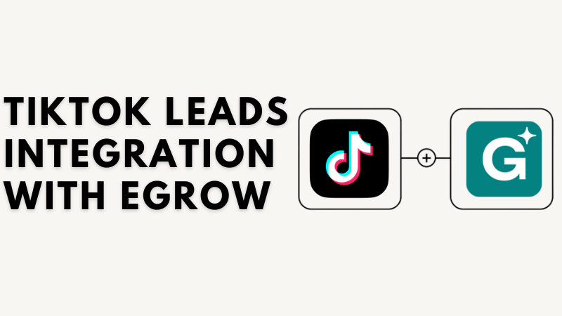 TikTok Leads Integration with eGrow