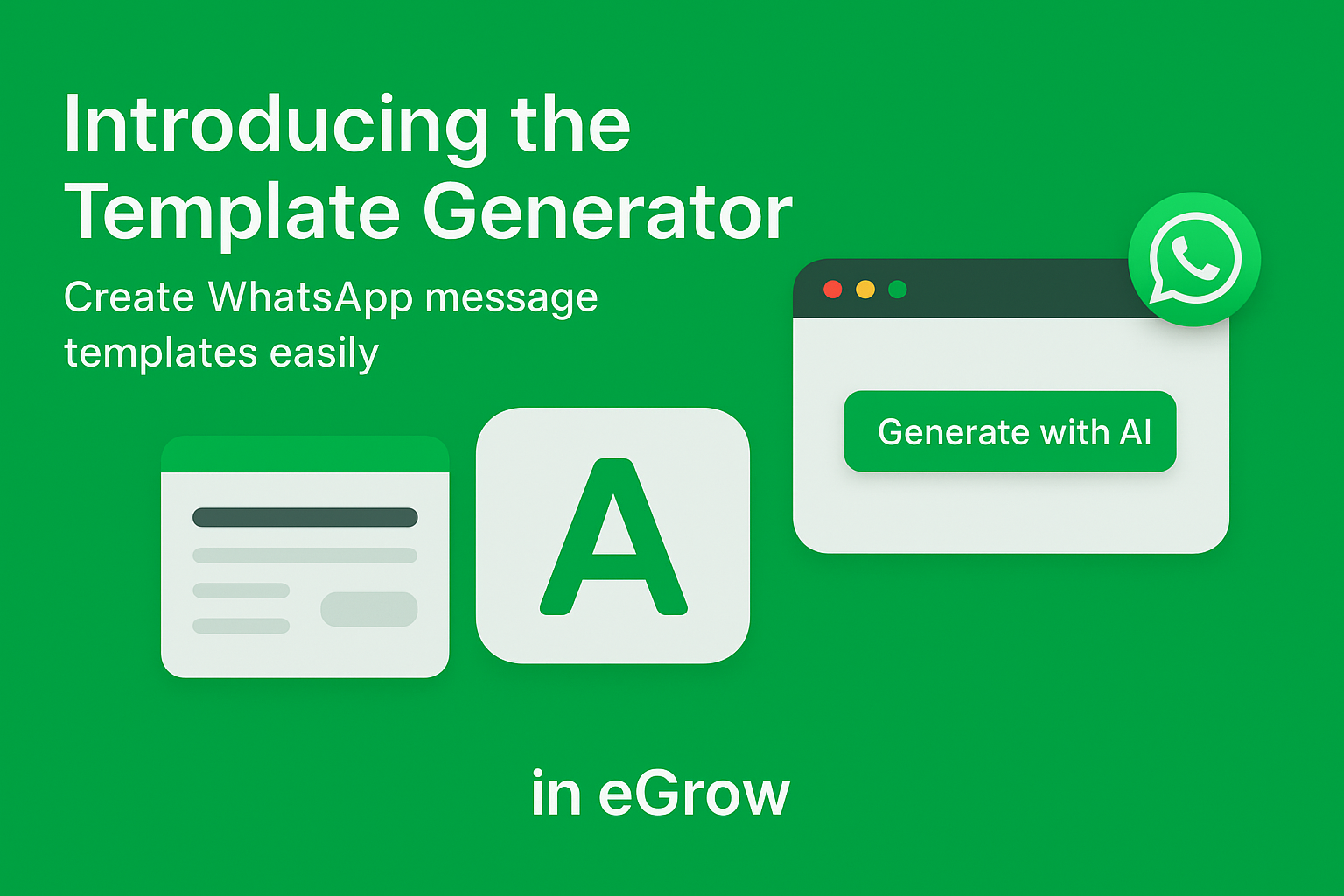 Introducing the Template Generator Tool in eGrow