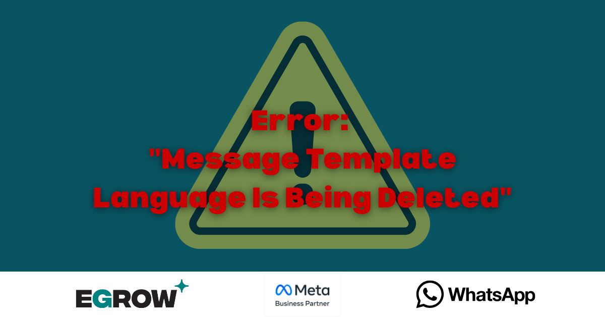 WhatsApp Business API Error: 